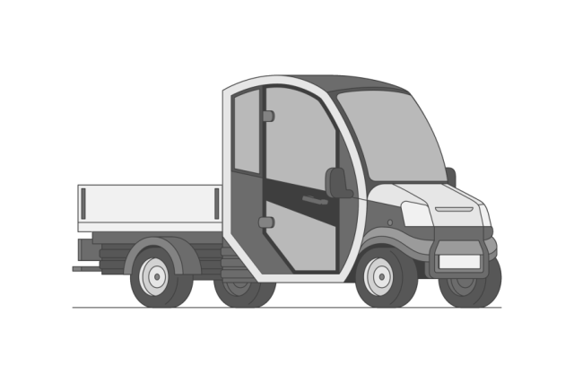 1 25m pickup bed with removable drop sides
