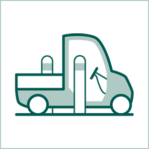 garia utility icon narrow spaces